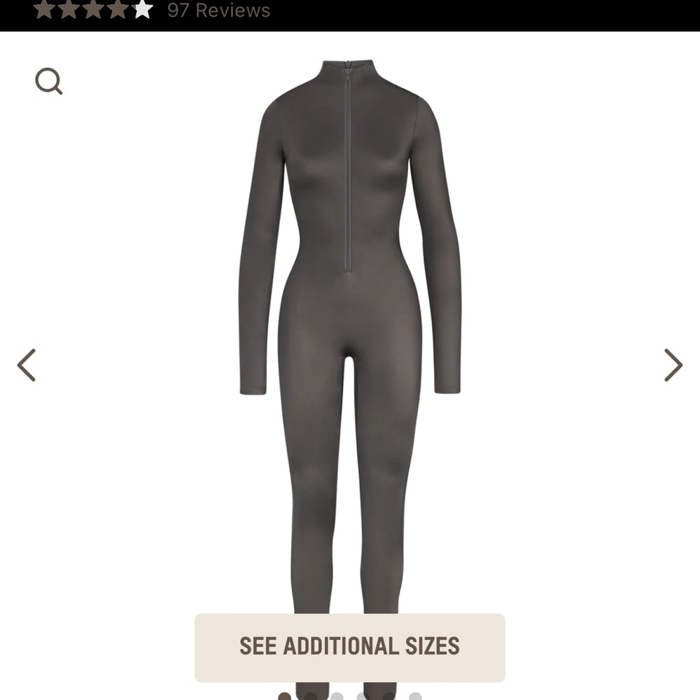 ALL-IN-ONE SHINE MOCK NECK LONG SLEEVE ONESIE